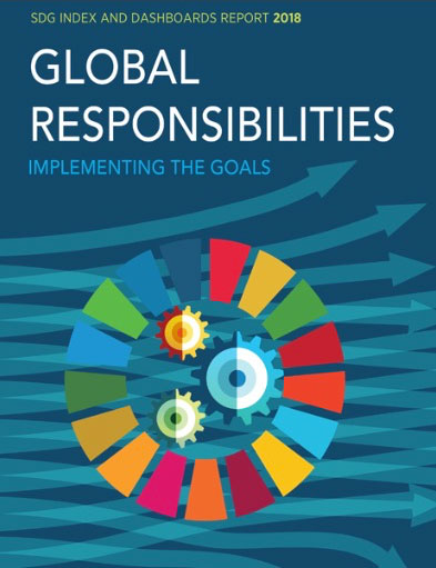 Omslag för rapporten SDG Index and Dashboards (2018)
