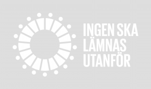 Logotyp svenska – liggande vit